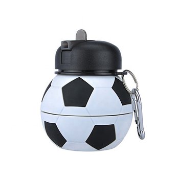 550ml足球造型水瓶-可摺疊矽膠水壺_0
